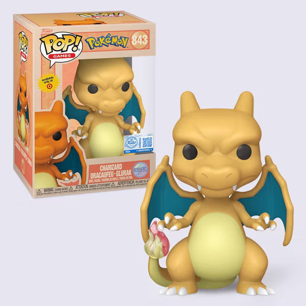 Funko POP! Games: Pokémon Charizard (Soft Color) Vinyl Figure #843